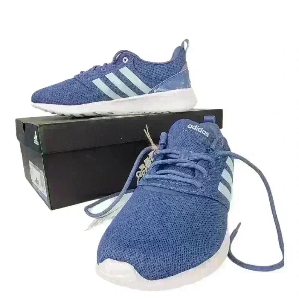 Adidas Qt Racer 2.0 Blue Running Shoes - Picture 14 of 15